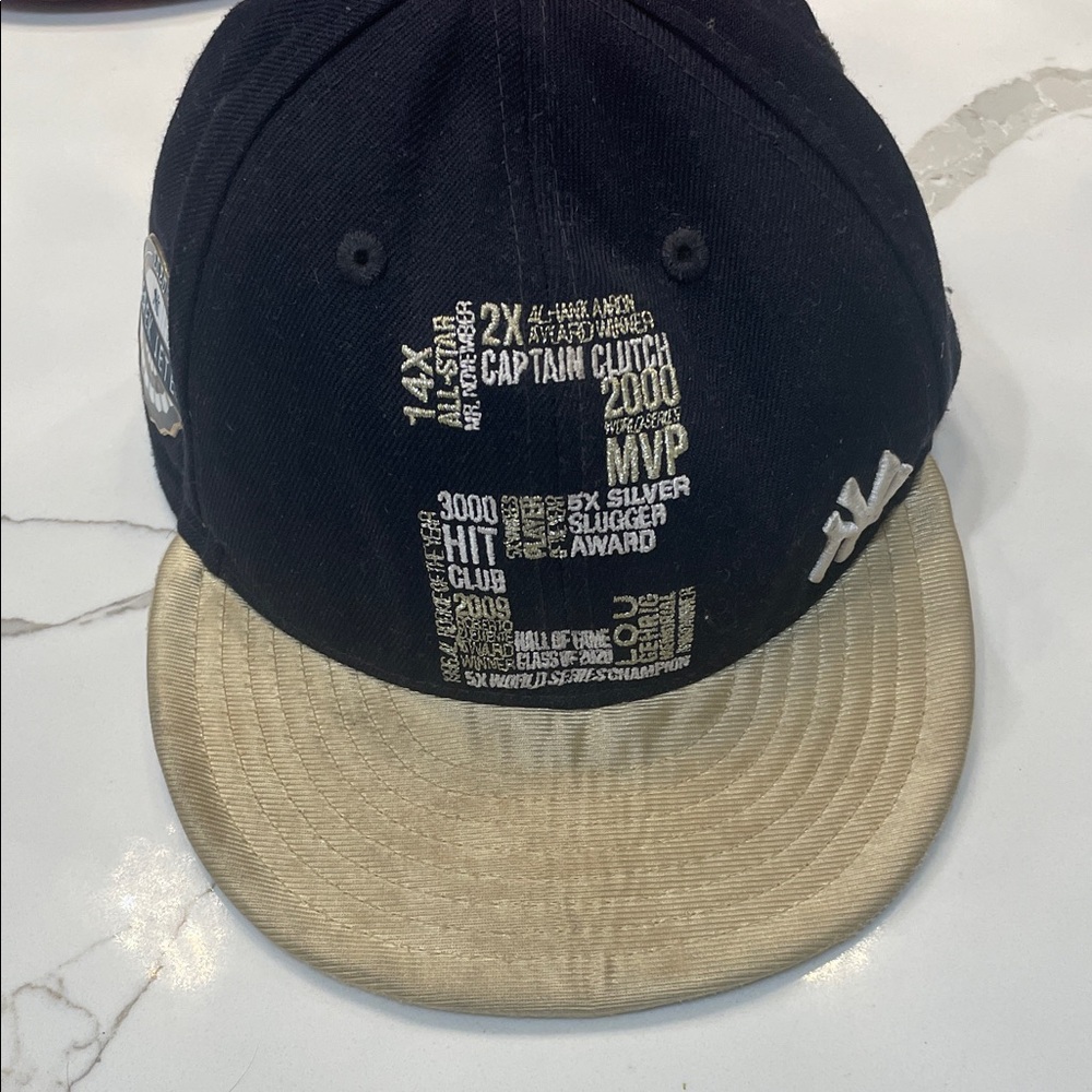 Black and Tan Baseball Yankees Cap